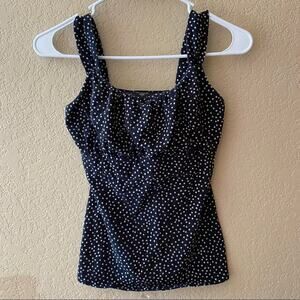 🚀HPx2🚀NWOT: Ann Taylor - black & white tank top